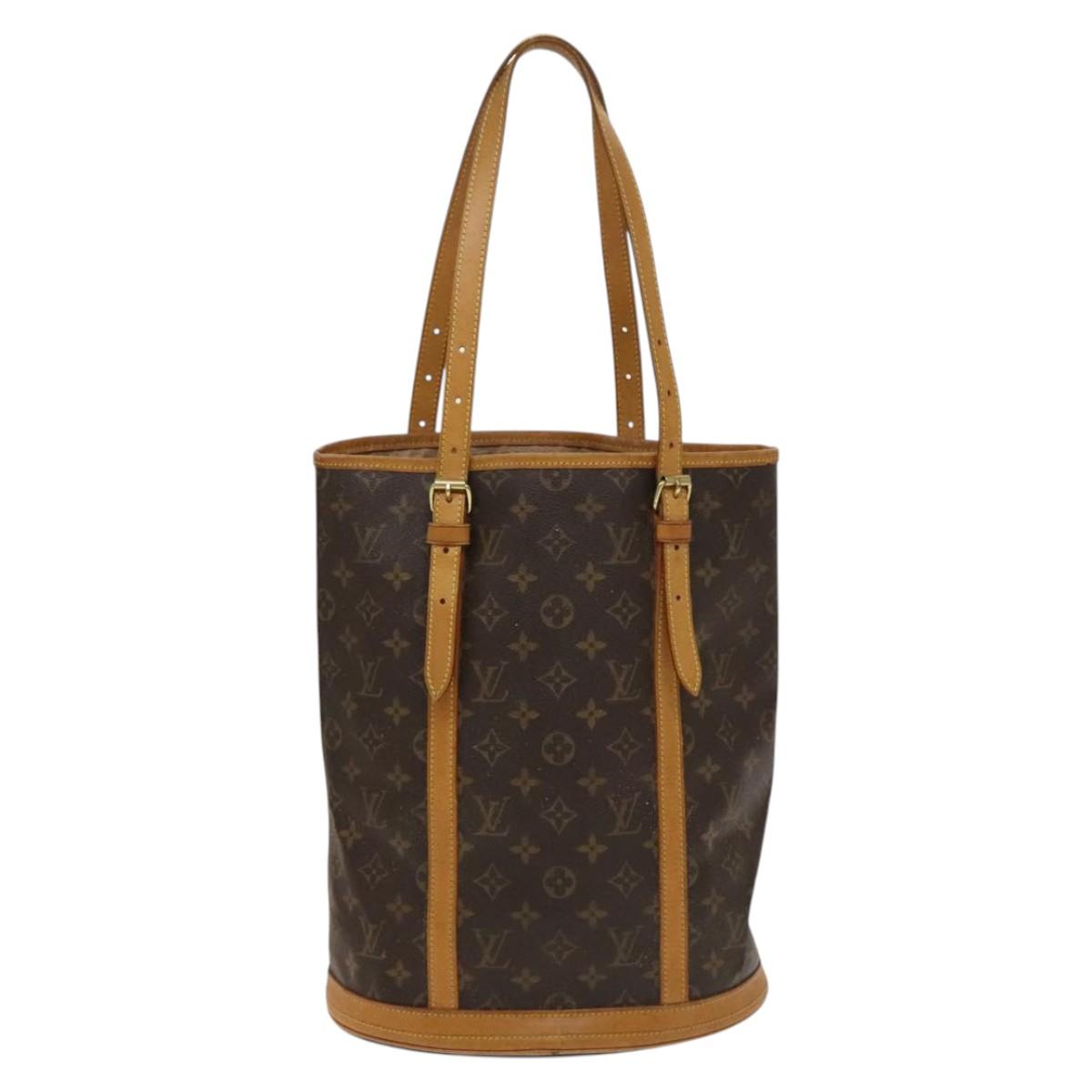 LOUIS VUITTON Monogram Bucket GM Shoulder Bag M42236 LV Auth 133929