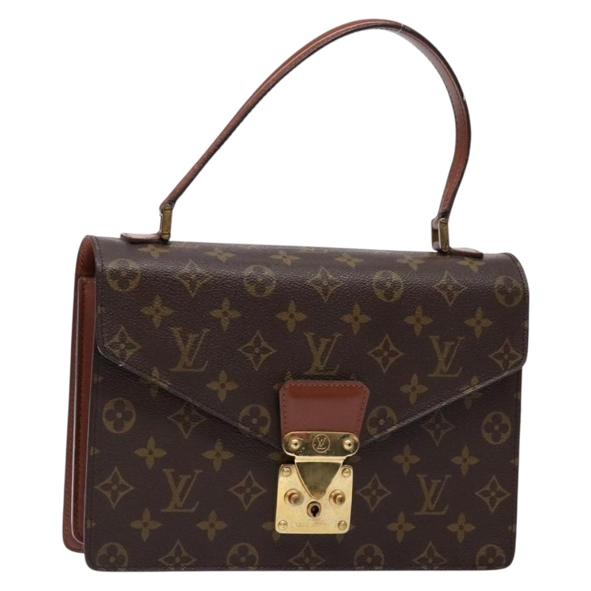 LOUIS VUITTON Monogram Concorde Hand Bag M51190 LV Auth 133935
