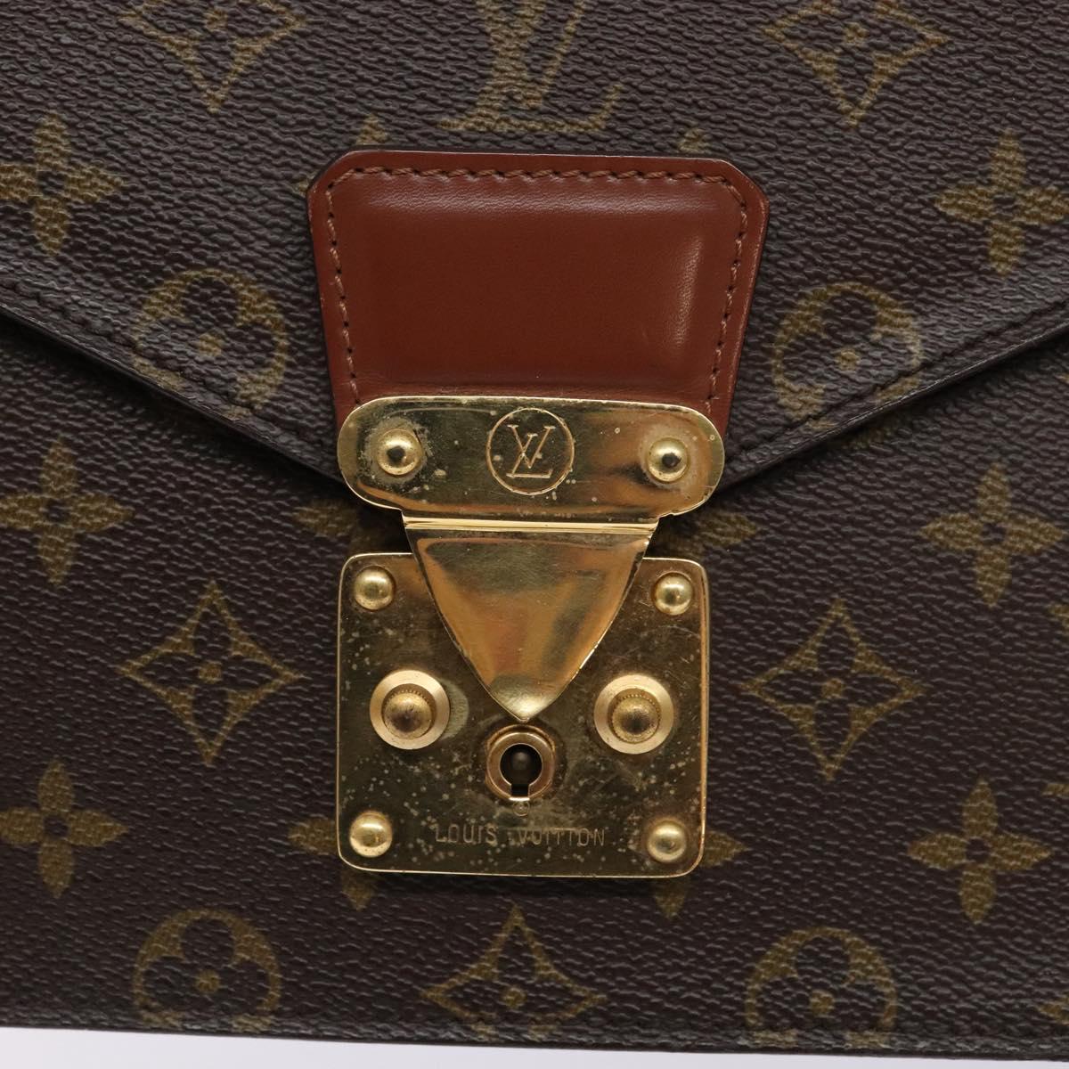 LOUIS VUITTON Monogram Concorde Hand Bag M51190 LV Auth 133935