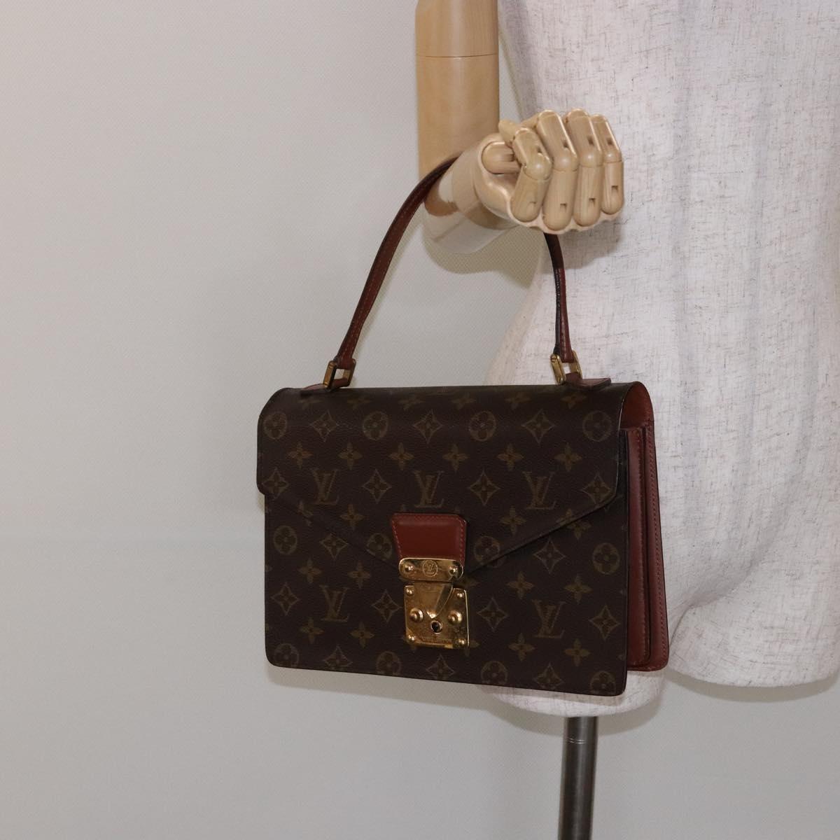 LOUIS VUITTON Monogram Concorde Hand Bag M51190 LV Auth 133935