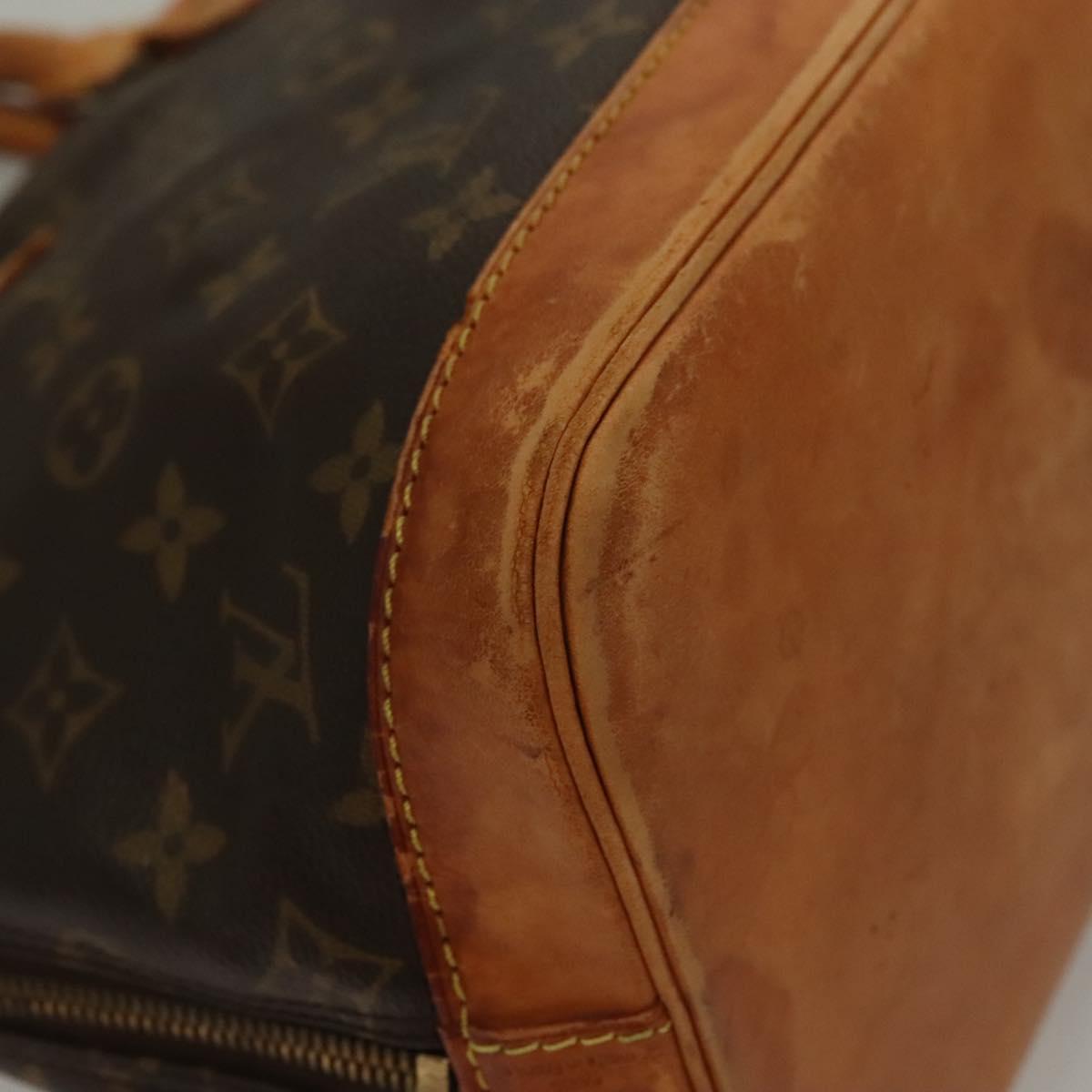 LOUIS VUITTON Monogram Alma Hand Bag M51130 LV Auth 133950