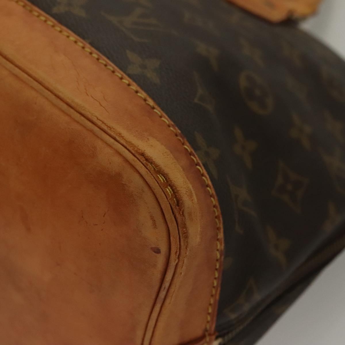 LOUIS VUITTON Monogram Alma Hand Bag M51130 LV Auth 133950