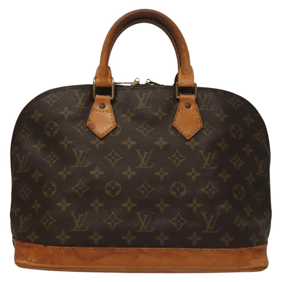 LOUIS VUITTON Monogram Alma Hand Bag M51130 LV Auth 133950