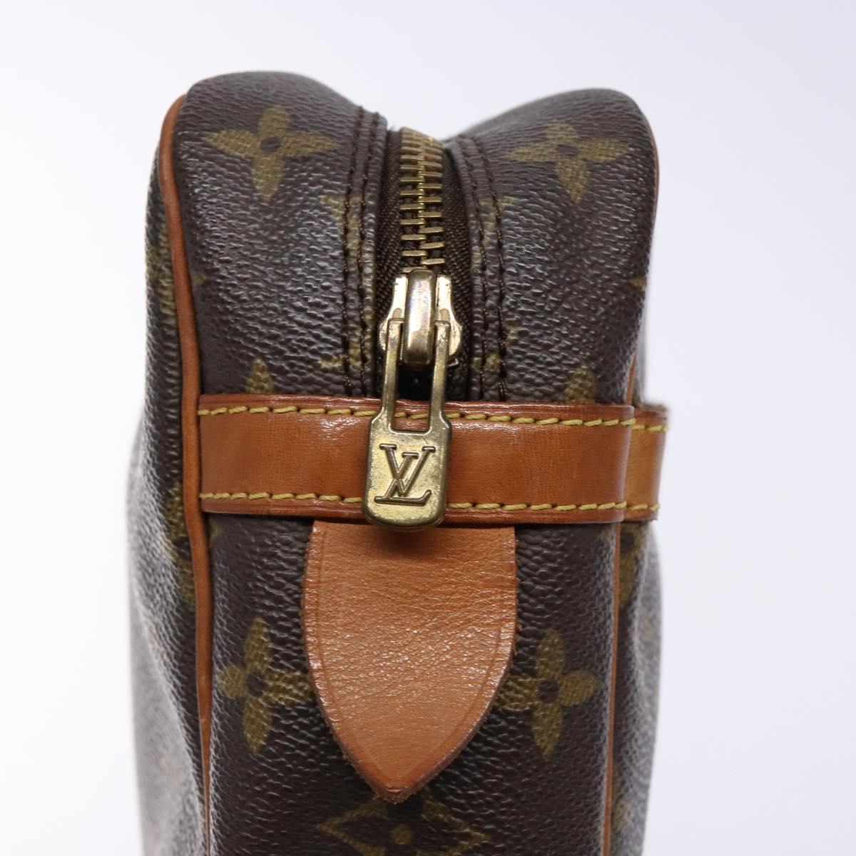 LOUIS VUITTON Monogram Compiegne 28 Clutch Bag M51845 LV Auth 133963