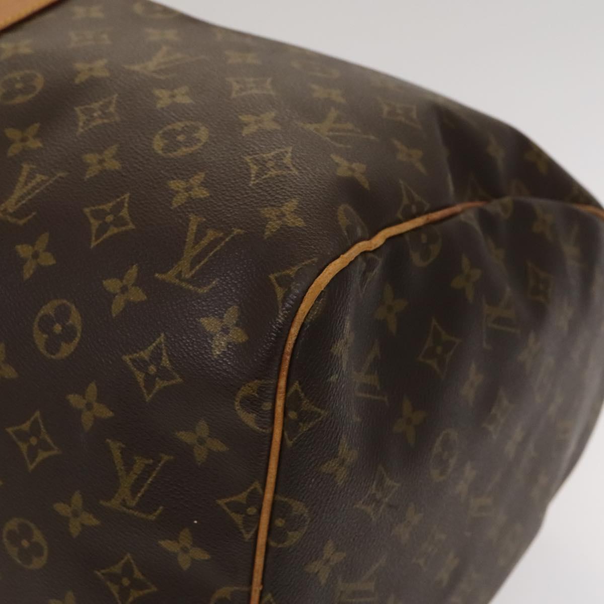 LOUIS VUITTON Monogram Keepall 55 Boston Bag M41424 LV Auth 133994