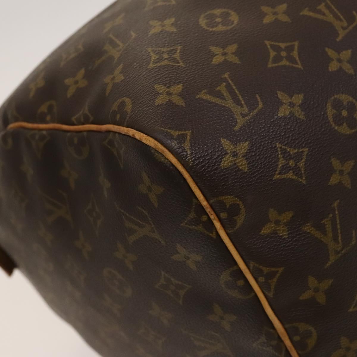 LOUIS VUITTON Monogram Keepall 55 Boston Bag M41424 LV Auth 133994