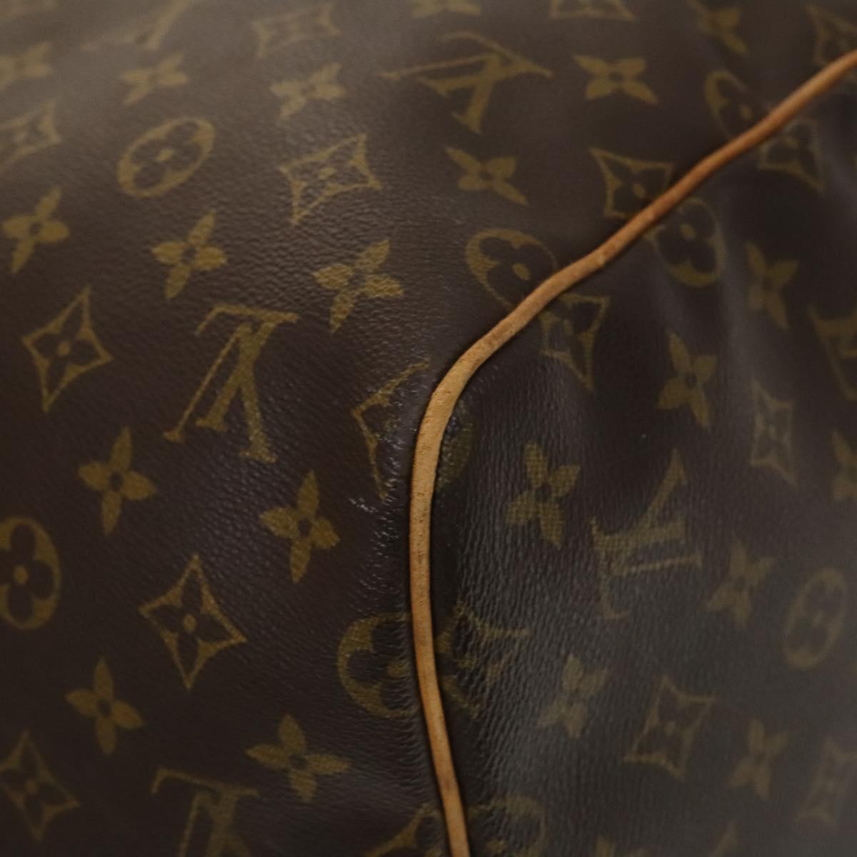 LOUIS VUITTON Monogram Keepall 55 Boston Bag M41424 LV Auth 133994