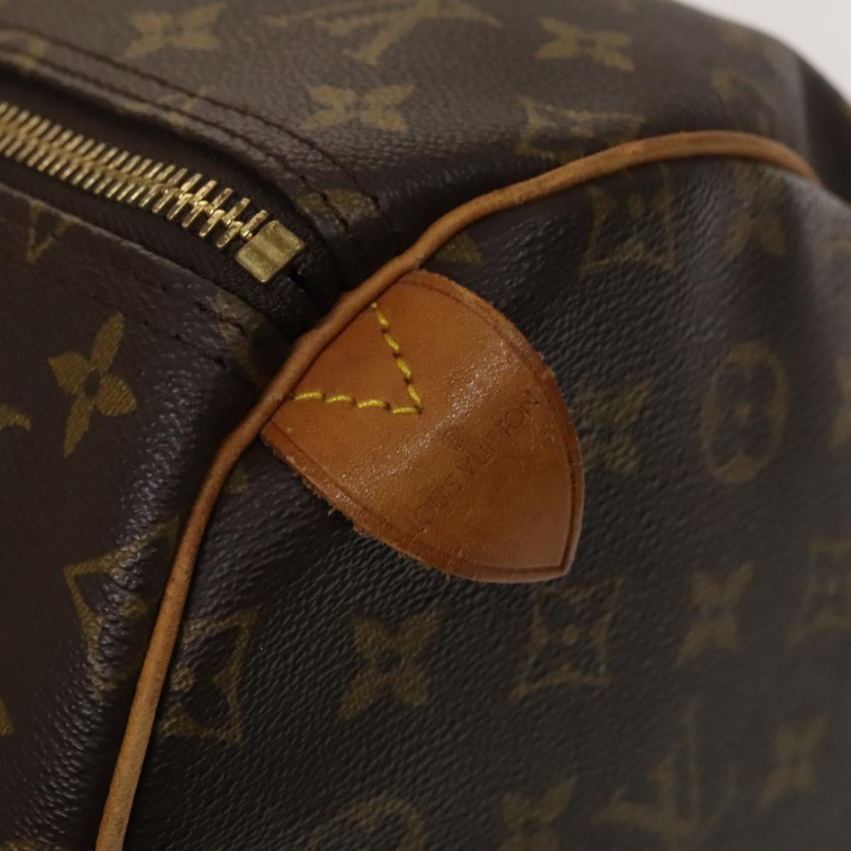 LOUIS VUITTON Monogram Keepall 55 Boston Bag M41424 LV Auth 133994