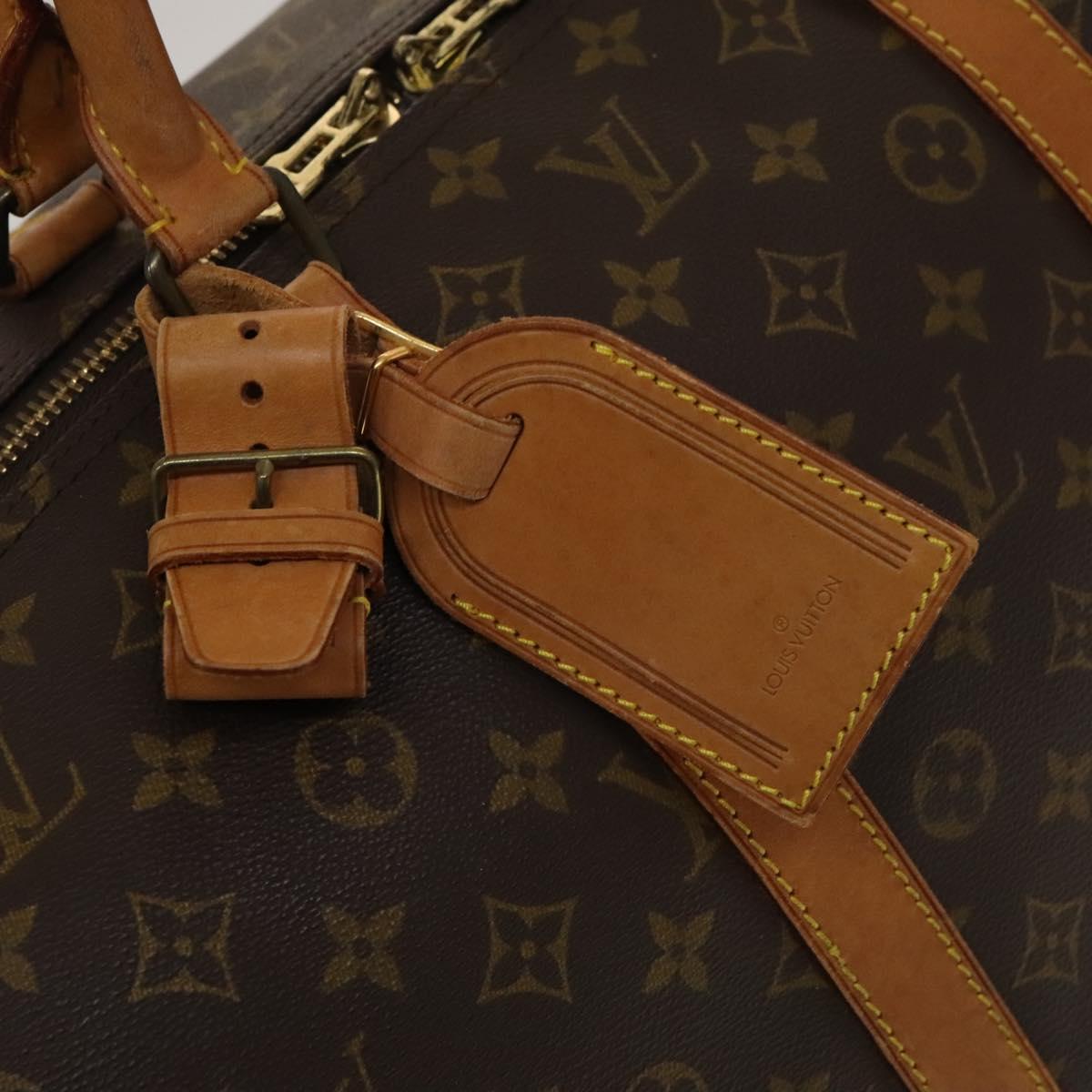 LOUIS VUITTON Monogram Keepall 55 Boston Bag M41424 LV Auth 133994