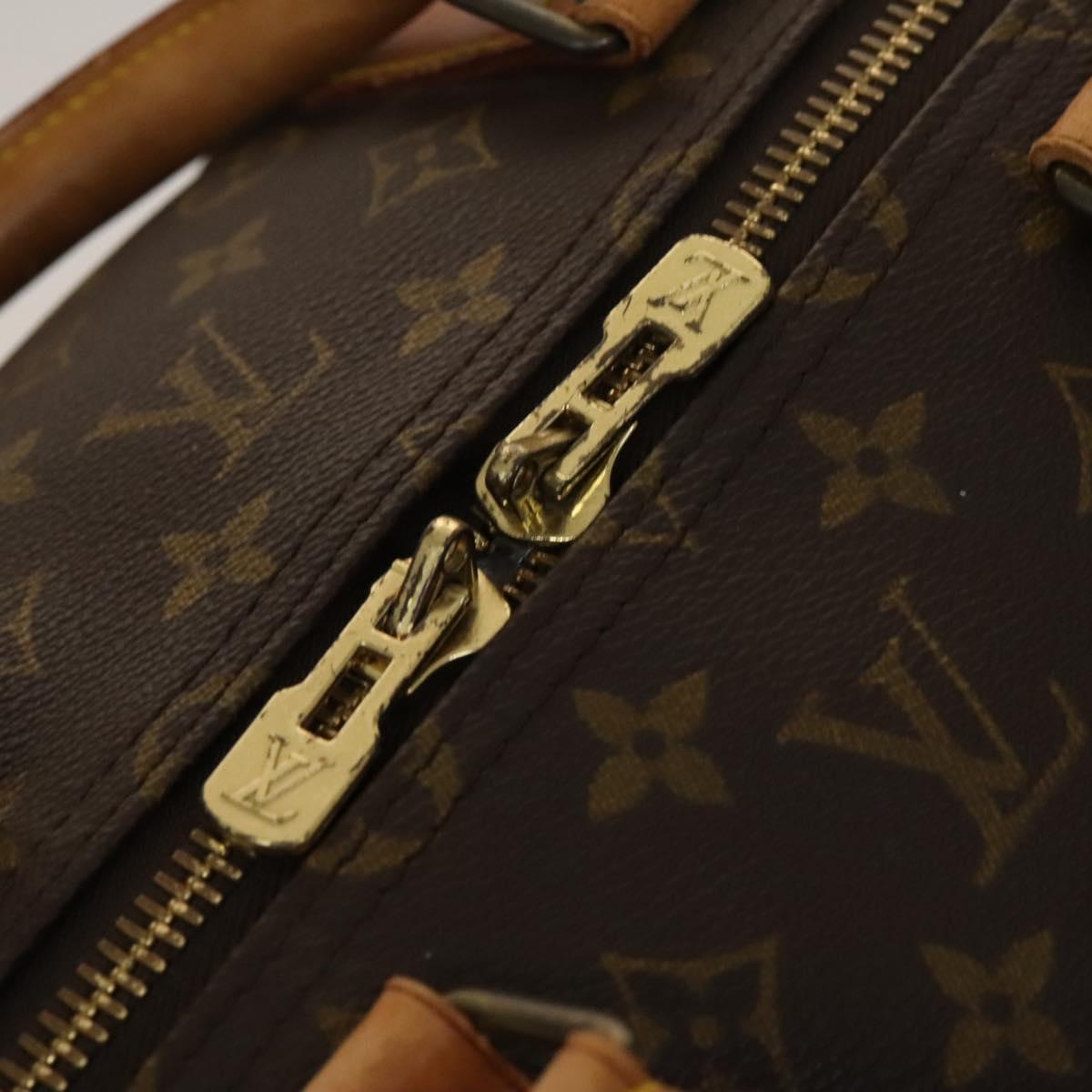LOUIS VUITTON Monogram Keepall 55 Boston Bag M41424 LV Auth 133994