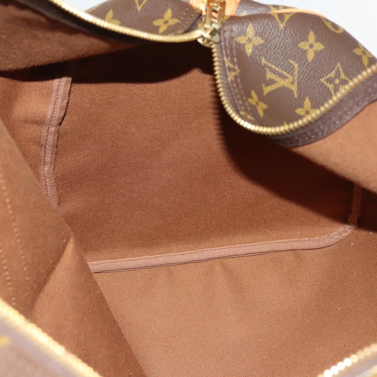 LOUIS VUITTON Monogram Keepall 55 Boston Bag M41424 LV Auth 133994