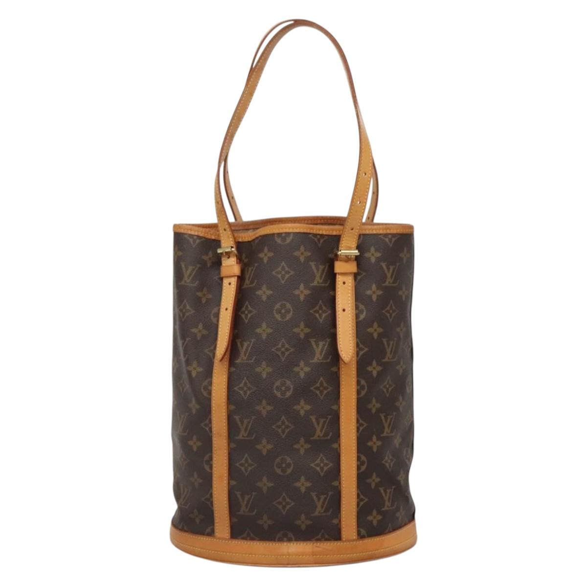 LOUIS VUITTON Monogram Bucket GM Shoulder Bag M42236 LV Auth 133995