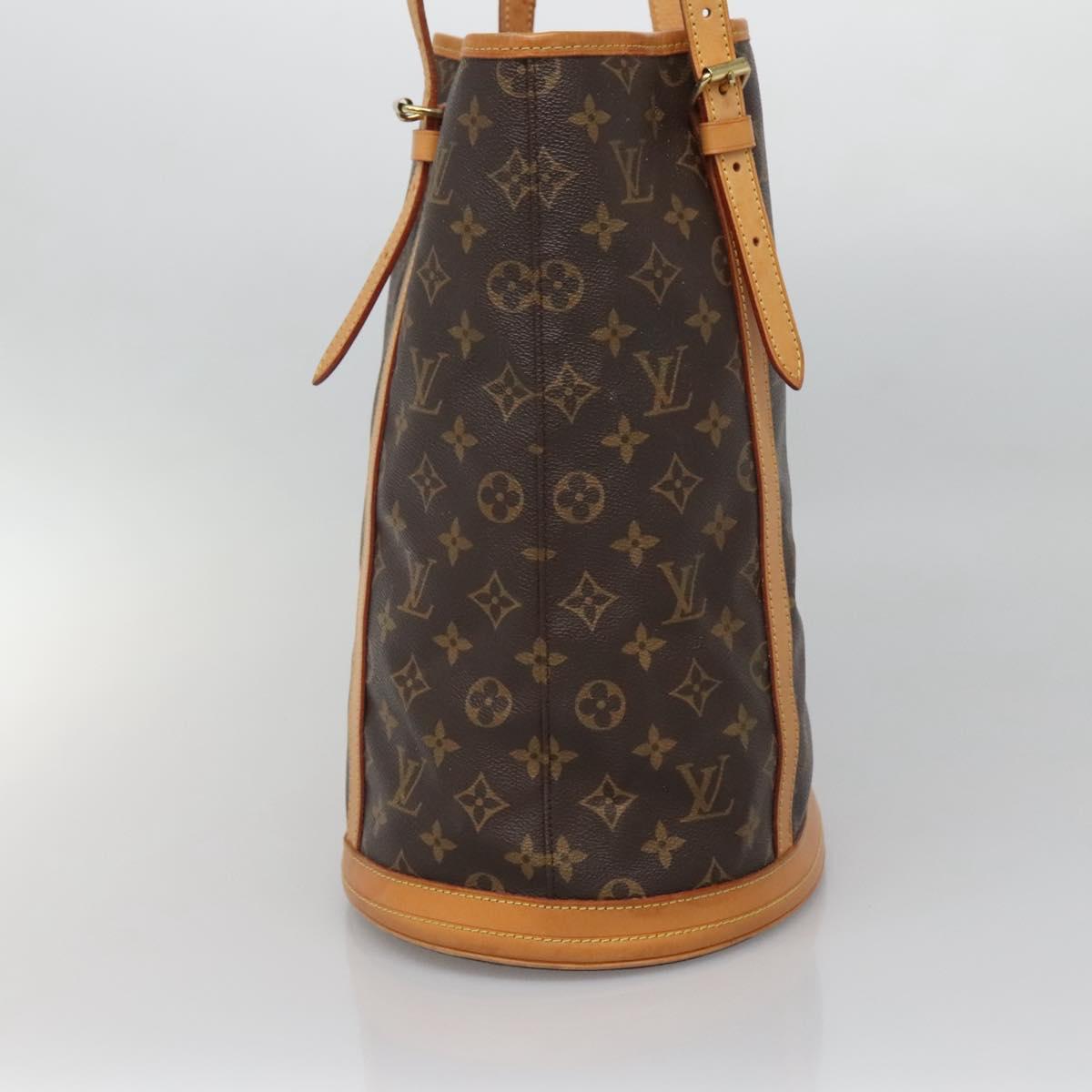 LOUIS VUITTON Monogram Bucket GM Shoulder Bag M42236 LV Auth 133995
