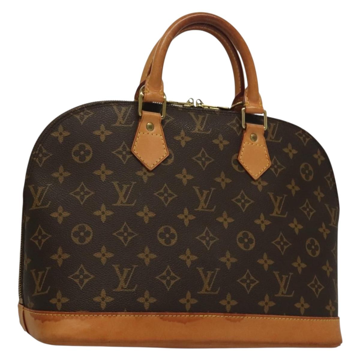 LOUIS VUITTON Monogram Alma Hand Bag M51130 LV Auth 133998