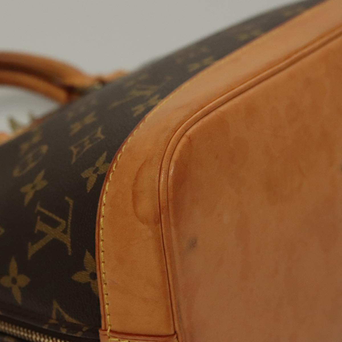 LOUIS VUITTON Monogram Alma Hand Bag M51130 LV Auth 133998