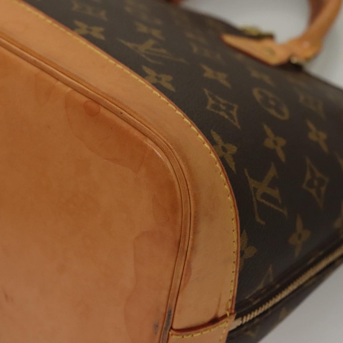LOUIS VUITTON Monogram Alma Hand Bag M51130 LV Auth 133998