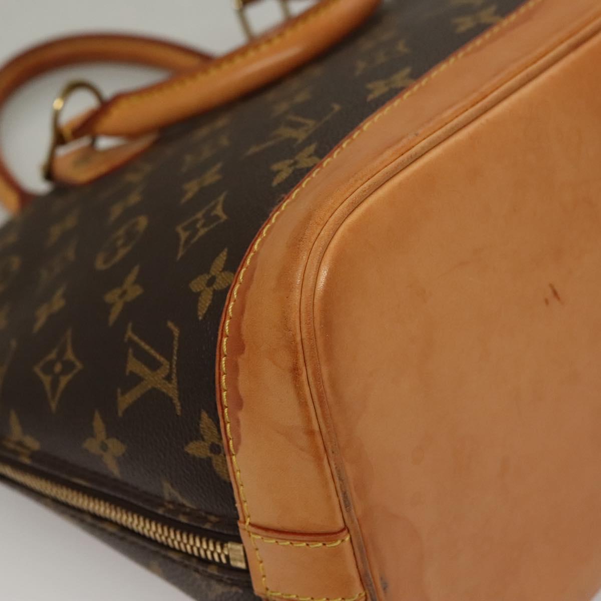 LOUIS VUITTON Monogram Alma Hand Bag M51130 LV Auth 133998