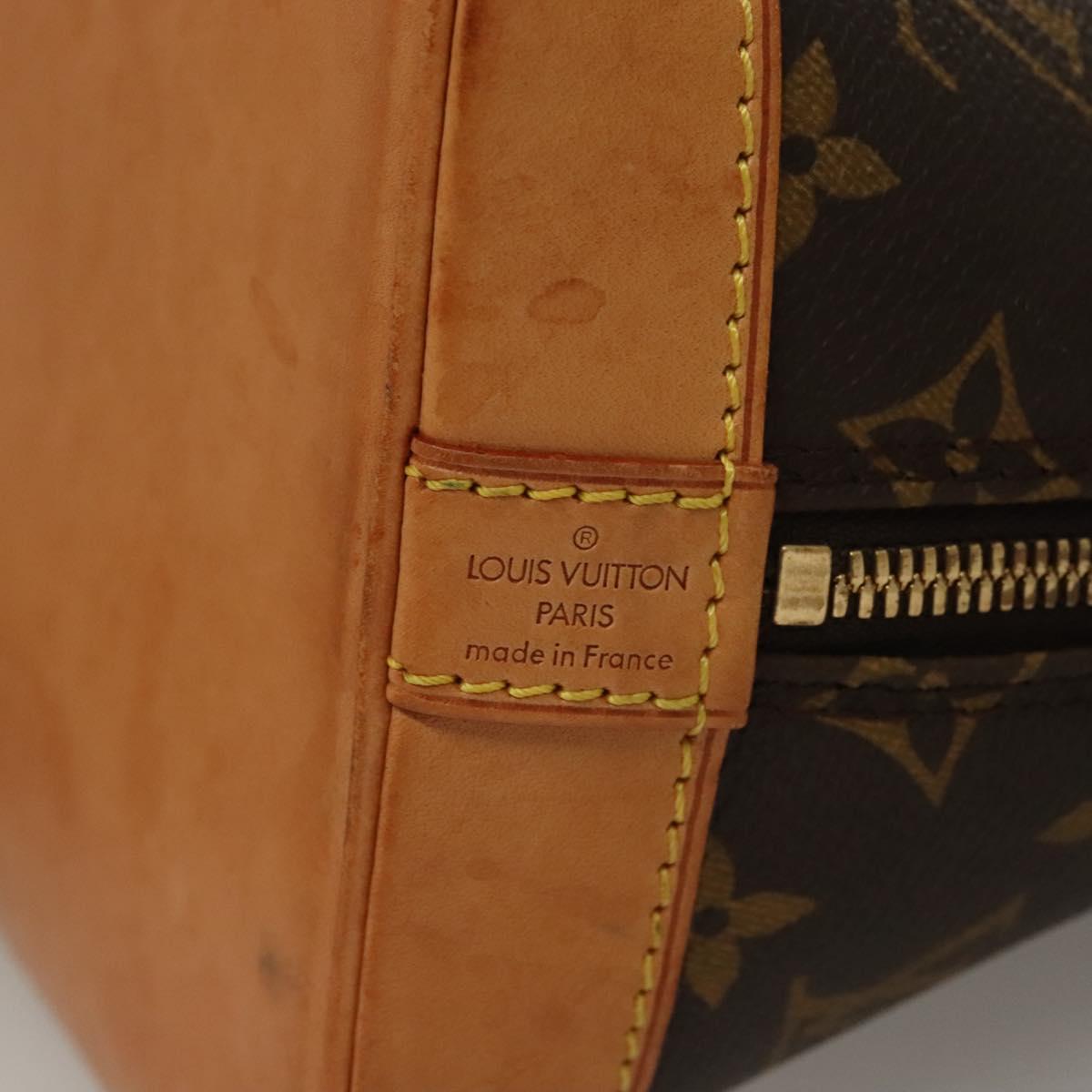 LOUIS VUITTON Monogram Alma Hand Bag M51130 LV Auth 133998