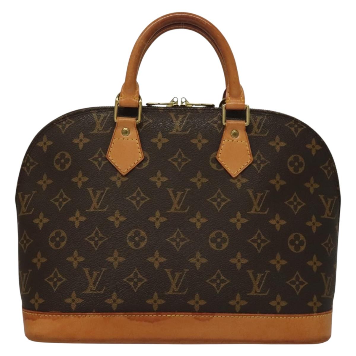 LOUIS VUITTON Monogram Alma Hand Bag M51130 LV Auth 133998