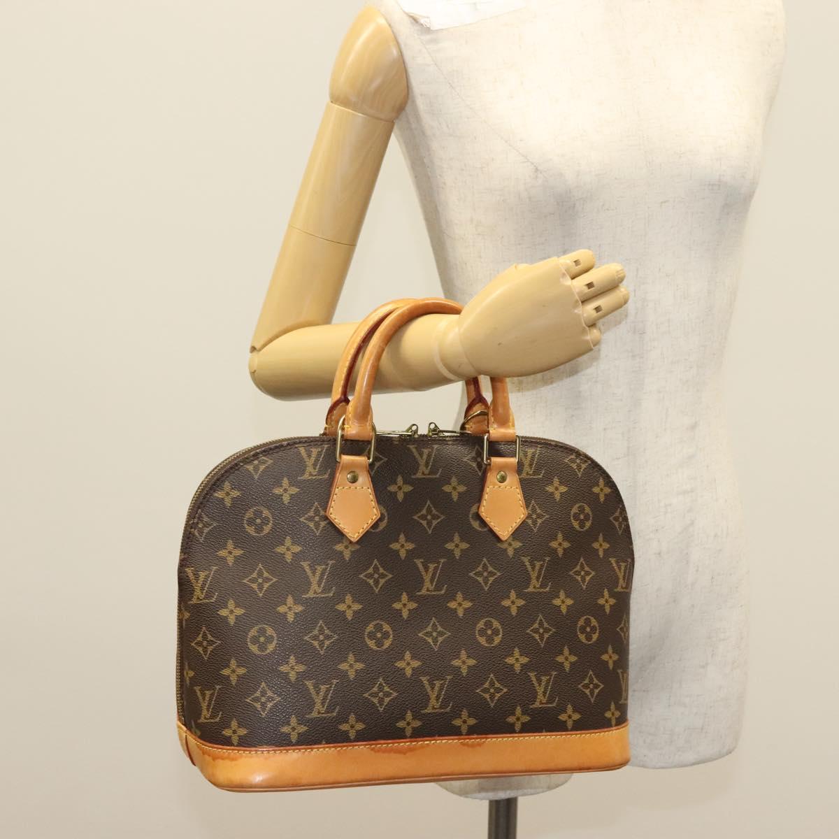 LOUIS VUITTON Monogram Alma Hand Bag M51130 LV Auth 133998