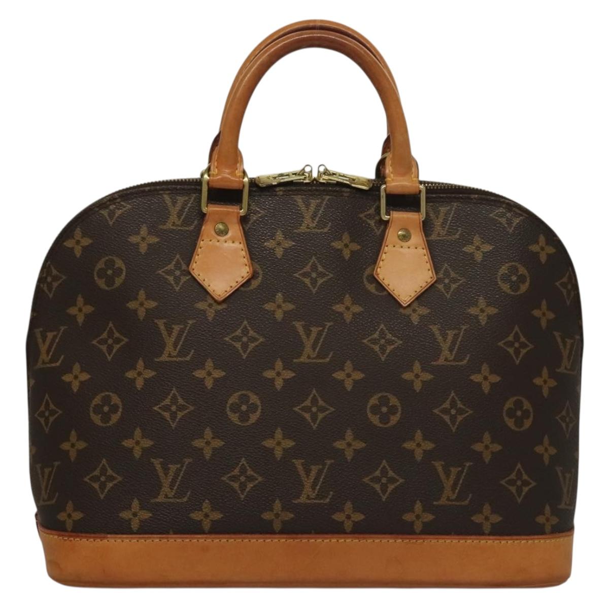 LOUIS VUITTON Monogram Alma Hand Bag M51130 LV Auth 133998