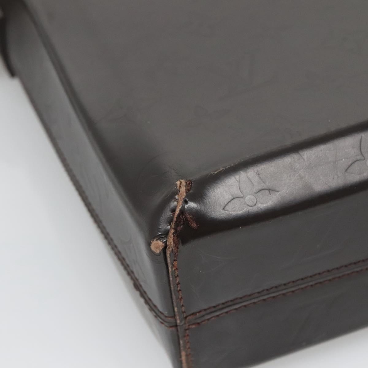 LOUIS VUITTON Monogram Grasse Fonzie Shoulder Bag Brown M46570 LV Auth 134011