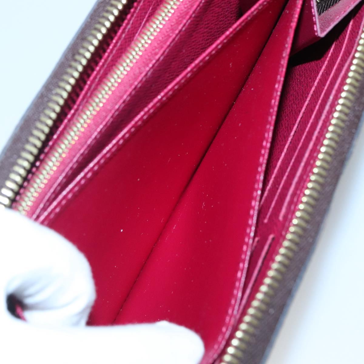 LOUIS VUITTON Monogram Zippy Wallet Long Wallet M42616 LV Auth 134012