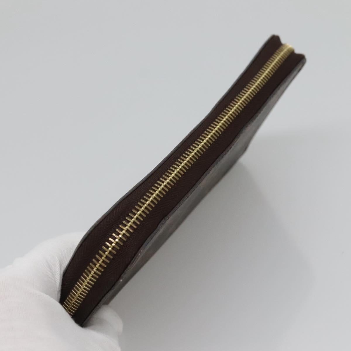 LOUIS VUITTON Monogram Zippy Wallet Long Wallet M42616 LV Auth 134012