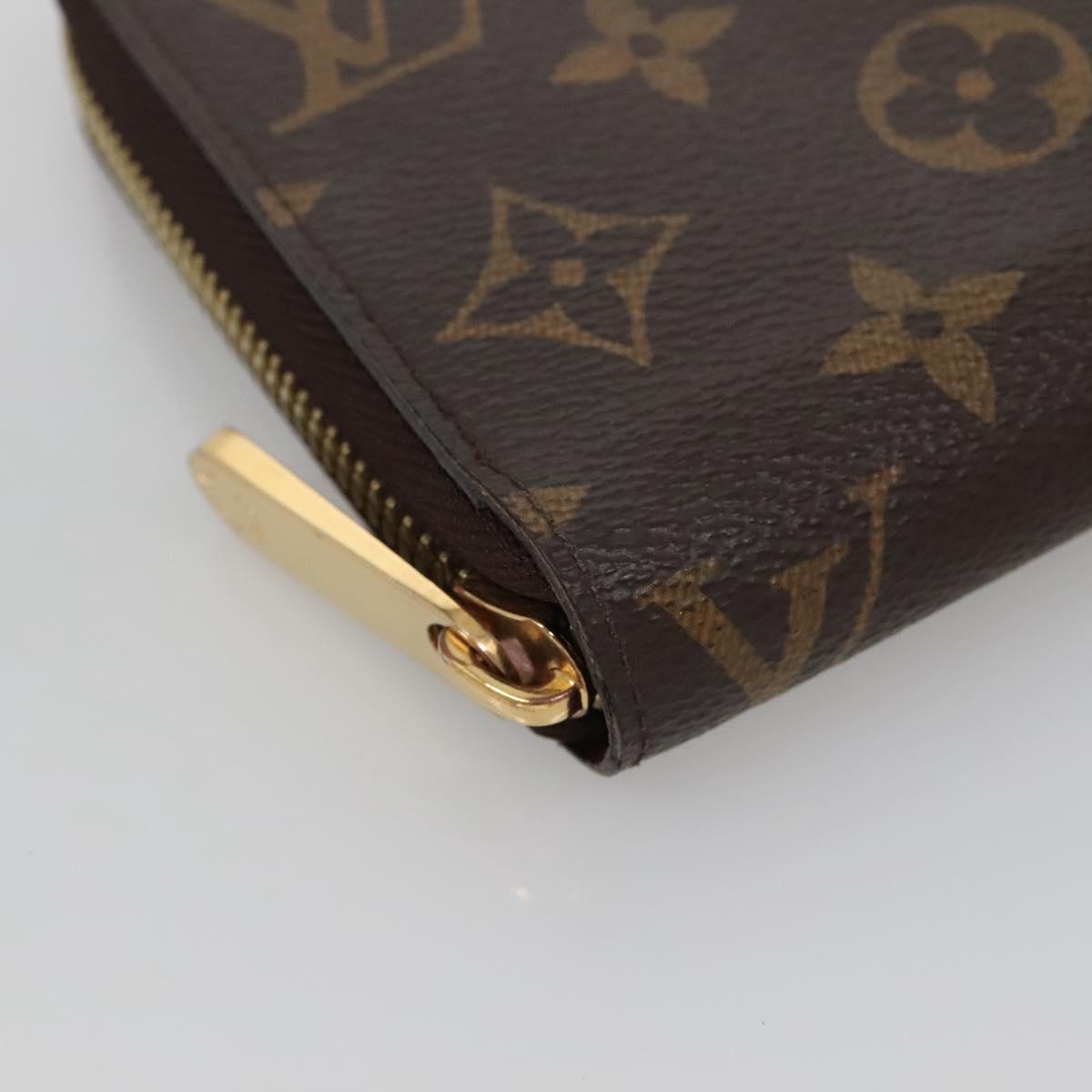 LOUIS VUITTON Monogram Zippy Wallet Long Wallet M42616 LV Auth 134012