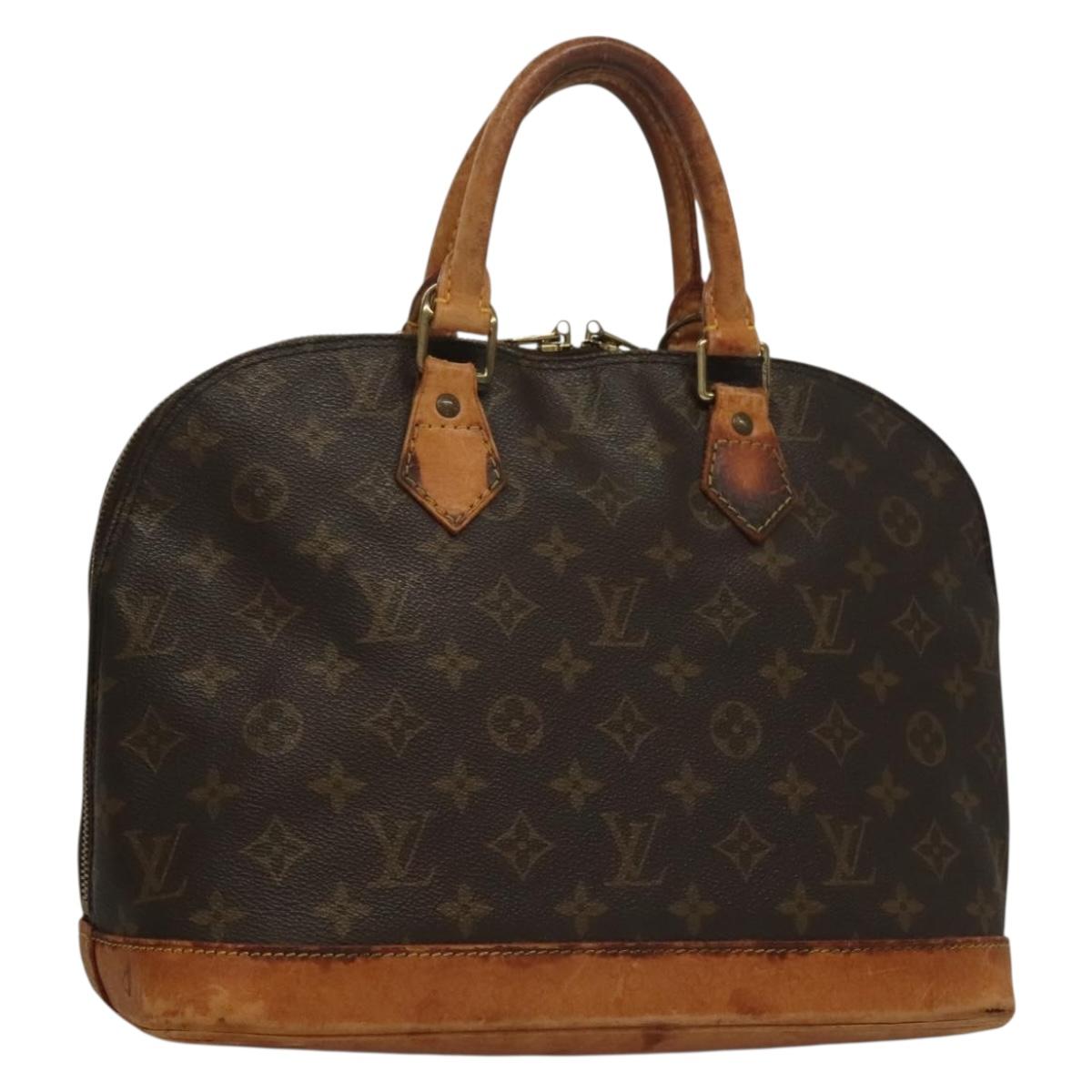 LOUIS VUITTON Monogram Alma Hand Bag M51130 LV Auth 134026