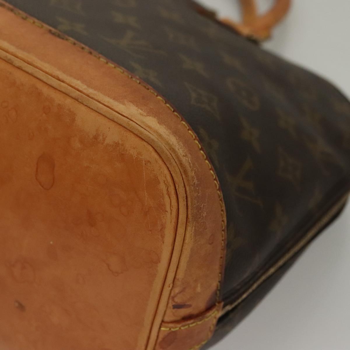 LOUIS VUITTON Monogram Alma Hand Bag M51130 LV Auth 134026