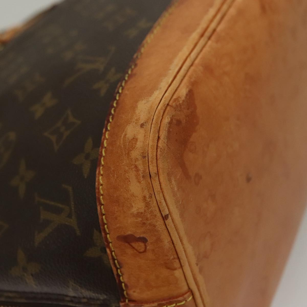 LOUIS VUITTON Monogram Alma Hand Bag M51130 LV Auth 134026