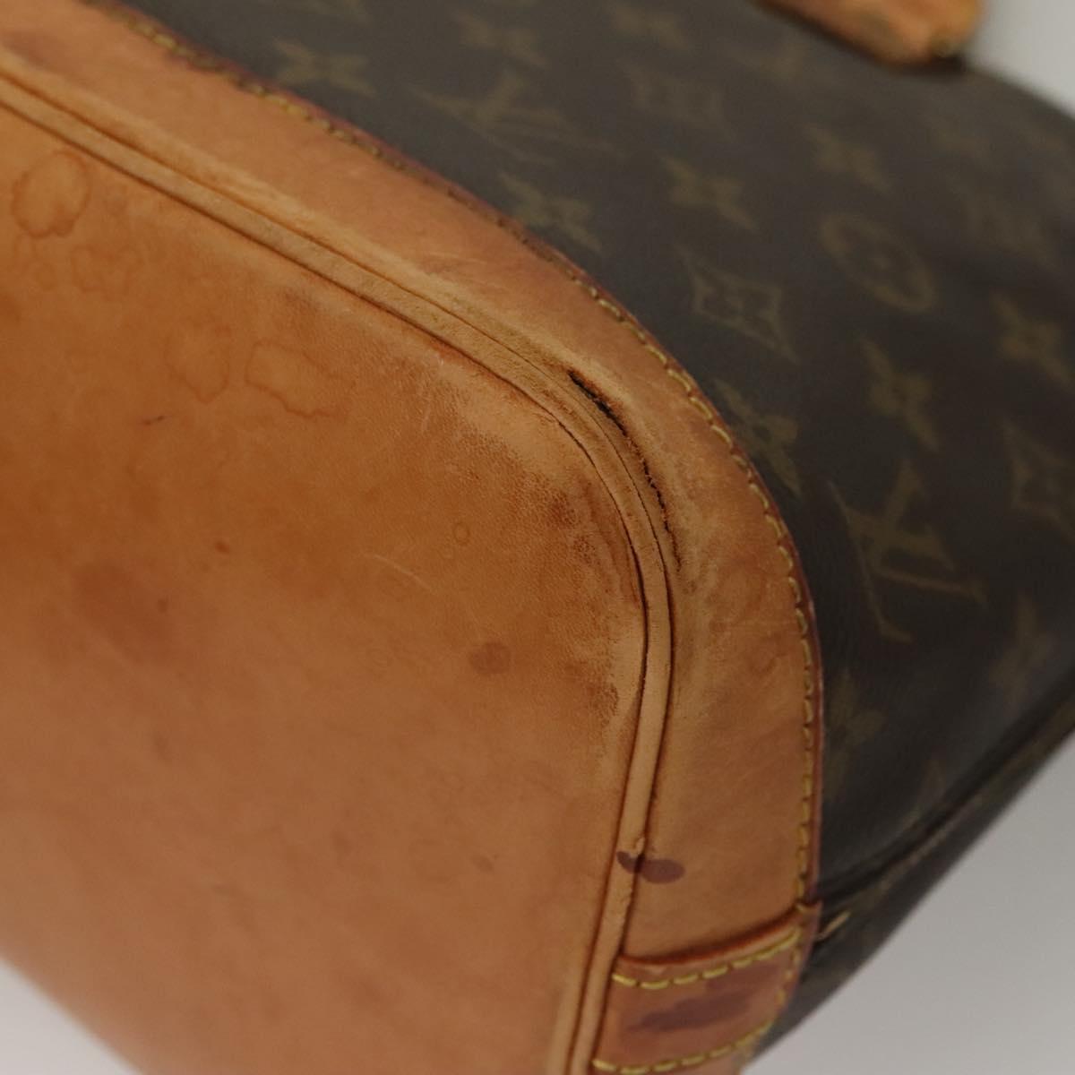 LOUIS VUITTON Monogram Alma Hand Bag M51130 LV Auth 134026