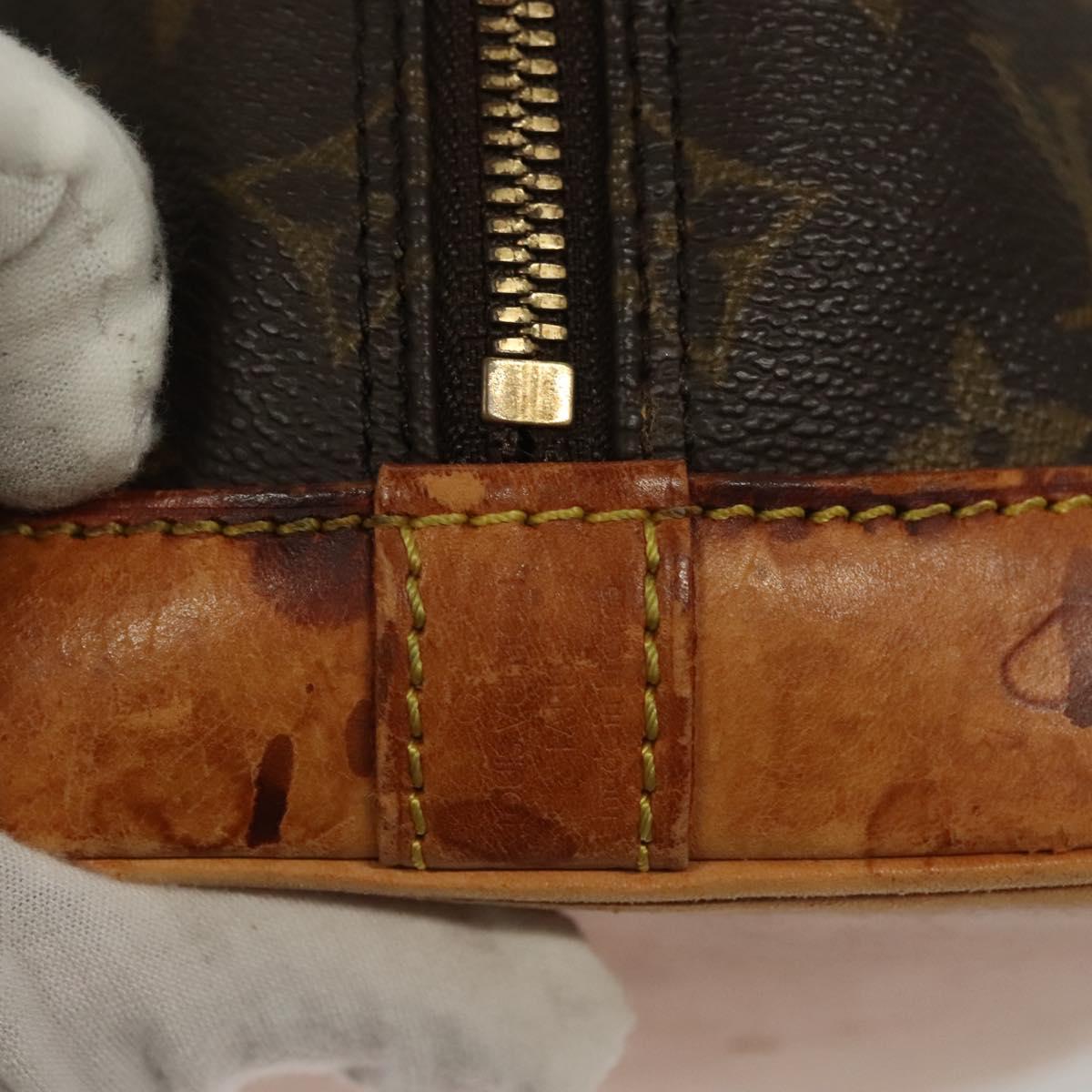 LOUIS VUITTON Monogram Alma Hand Bag M51130 LV Auth 134026