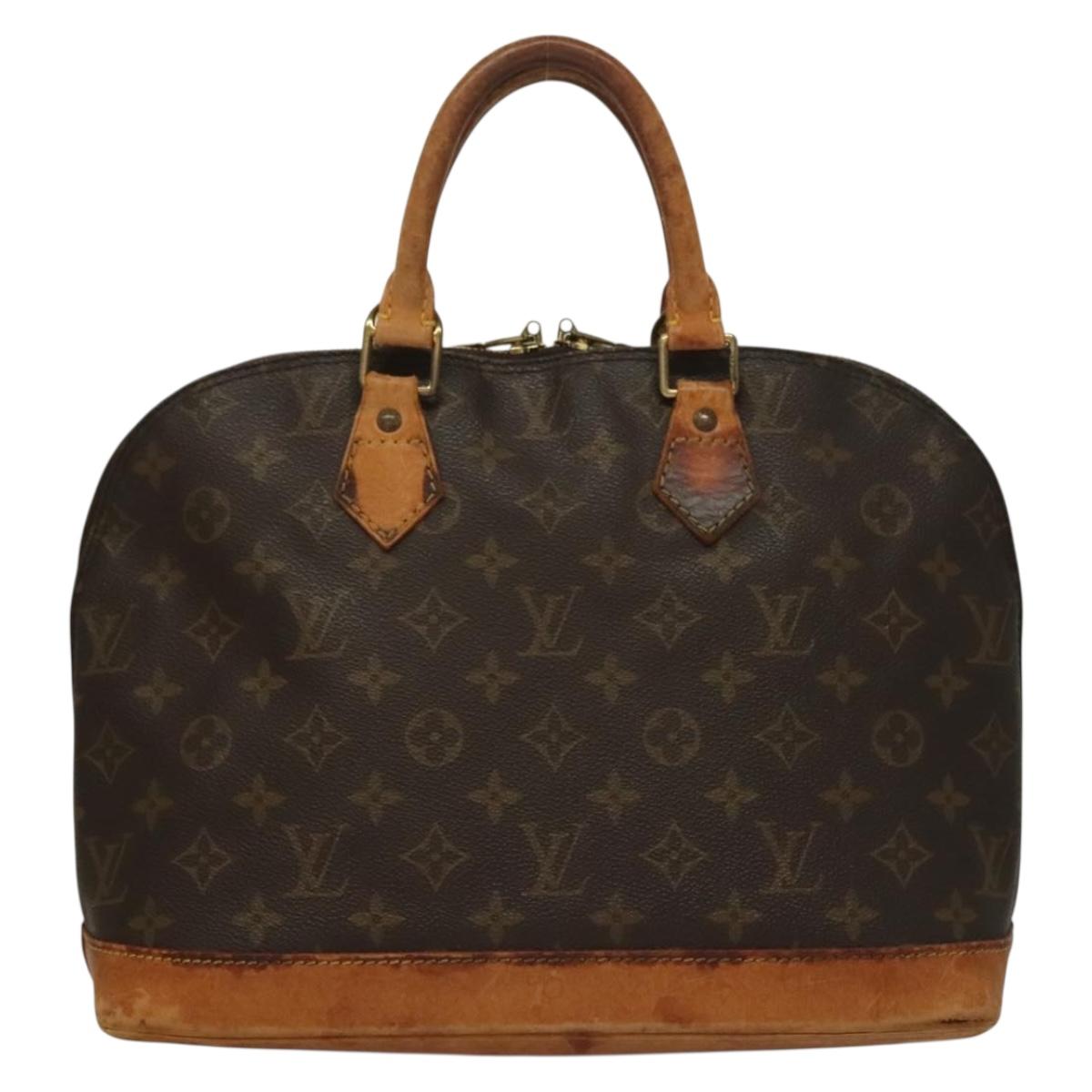 LOUIS VUITTON Monogram Alma Hand Bag M51130 LV Auth 134026
