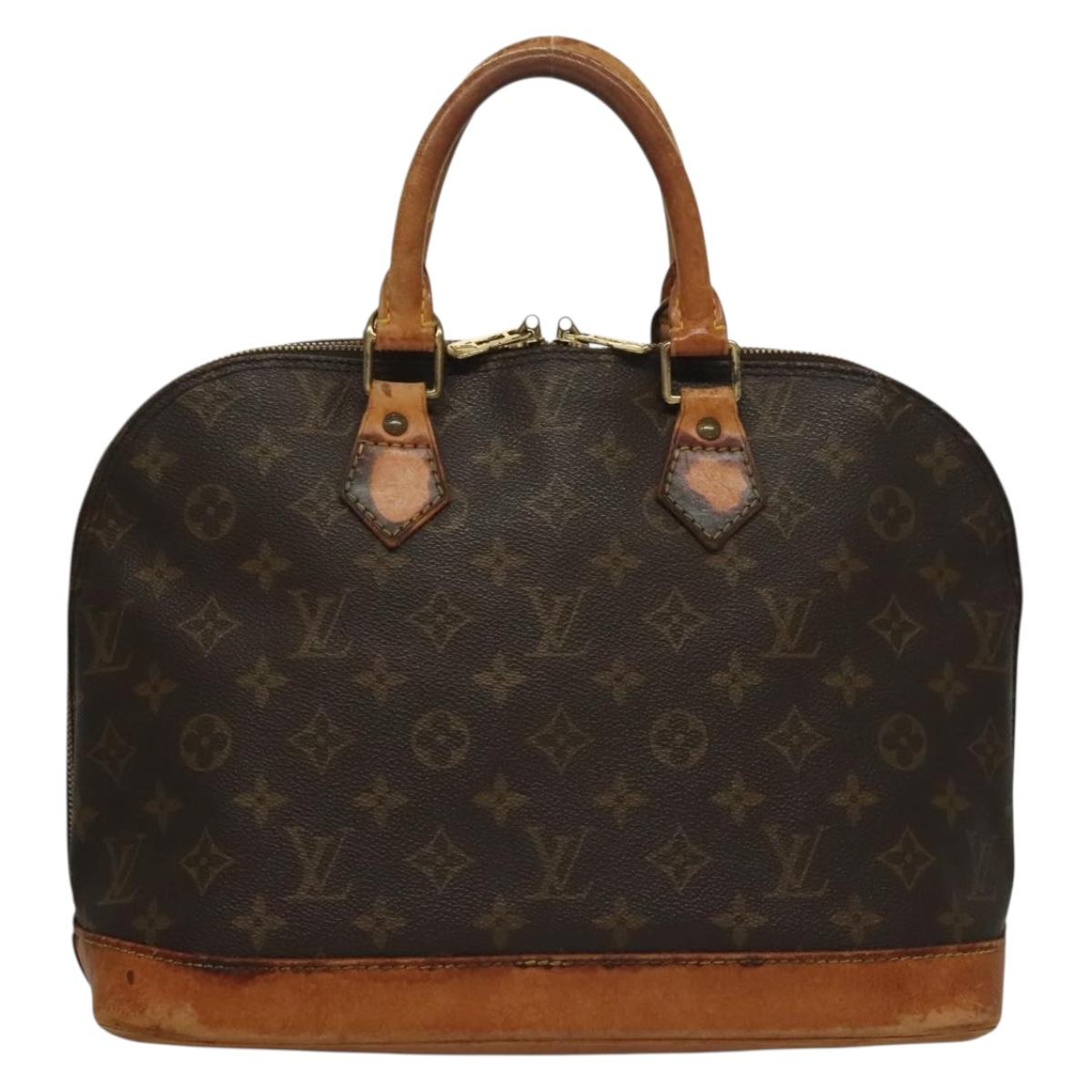 LOUIS VUITTON Monogram Alma Hand Bag M51130 LV Auth 134026