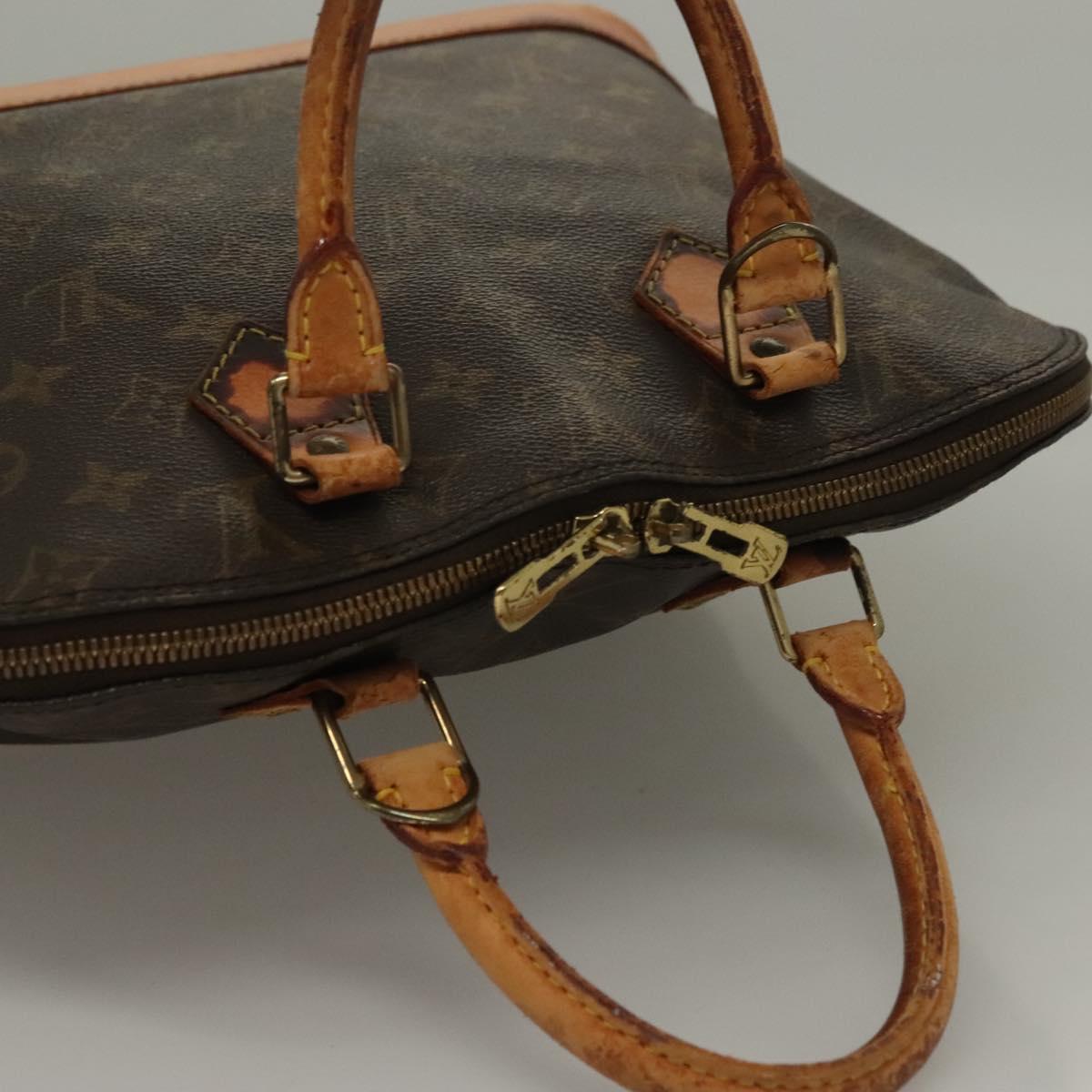 LOUIS VUITTON Monogram Alma Hand Bag M51130 LV Auth 134026