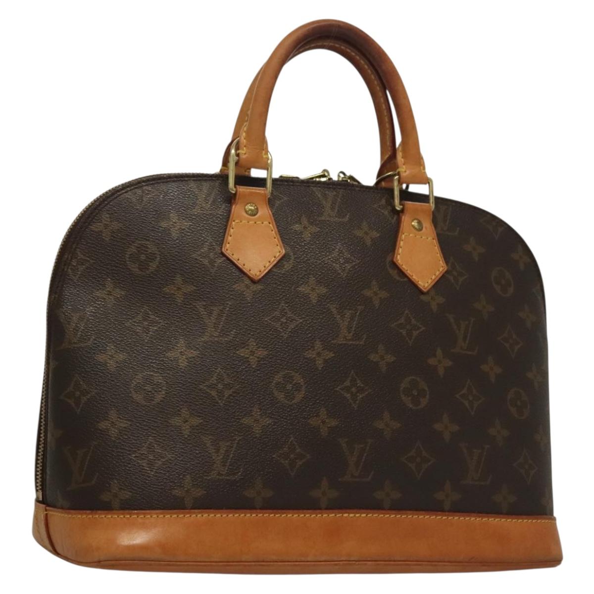 LOUIS VUITTON Monogram Alma Hand Bag M51130 LV Auth 134029