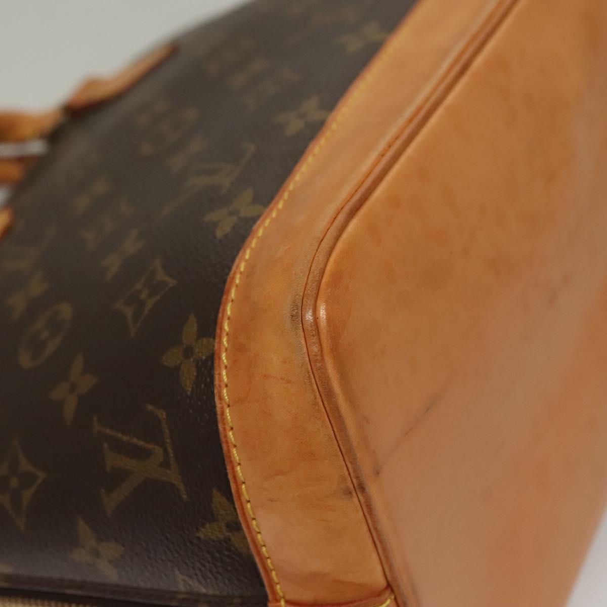 LOUIS VUITTON Monogram Alma Hand Bag M51130 LV Auth 134029