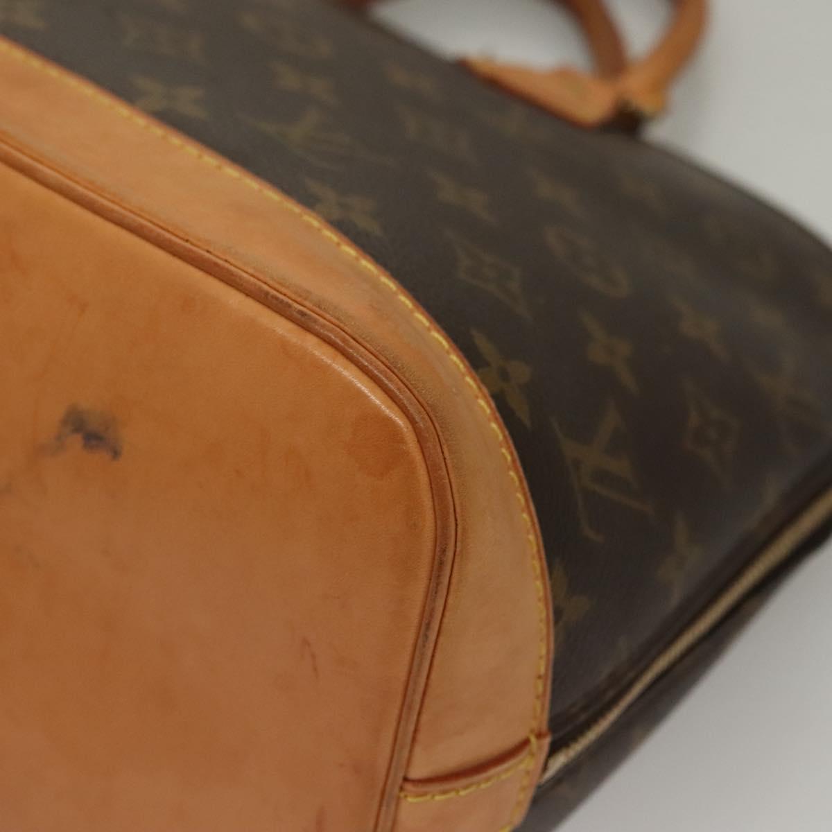 LOUIS VUITTON Monogram Alma Hand Bag M51130 LV Auth 134029