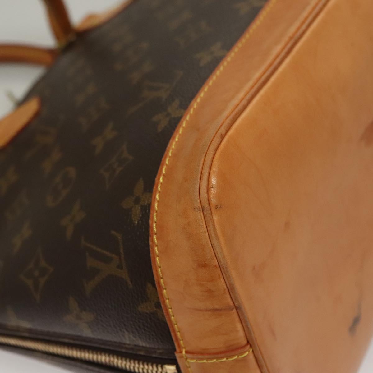 LOUIS VUITTON Monogram Alma Hand Bag M51130 LV Auth 134029