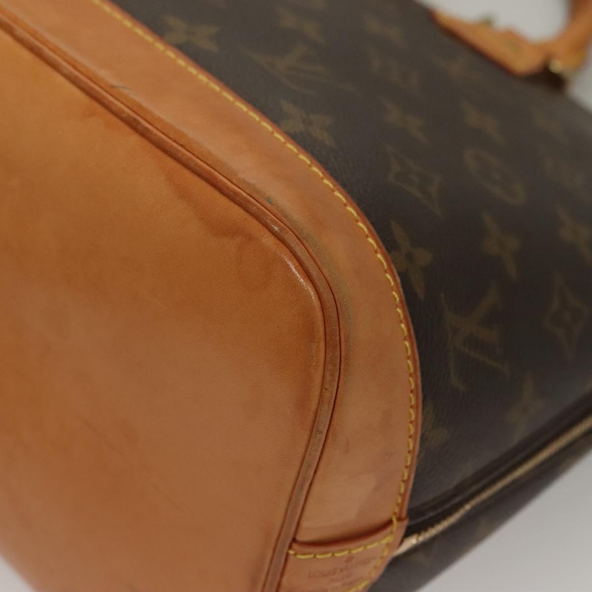 LOUIS VUITTON Monogram Alma Hand Bag M51130 LV Auth 134029