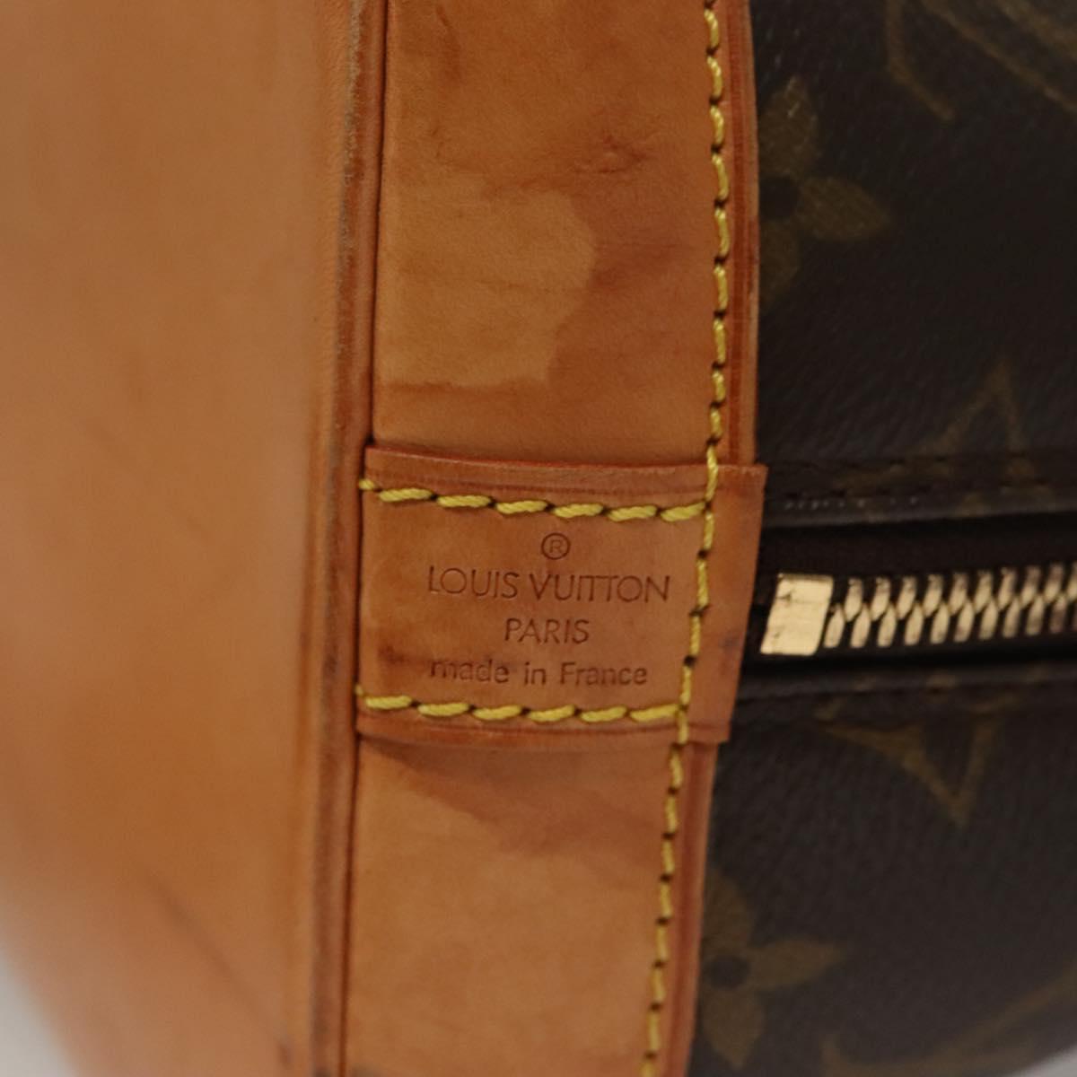 LOUIS VUITTON Monogram Alma Hand Bag M51130 LV Auth 134029