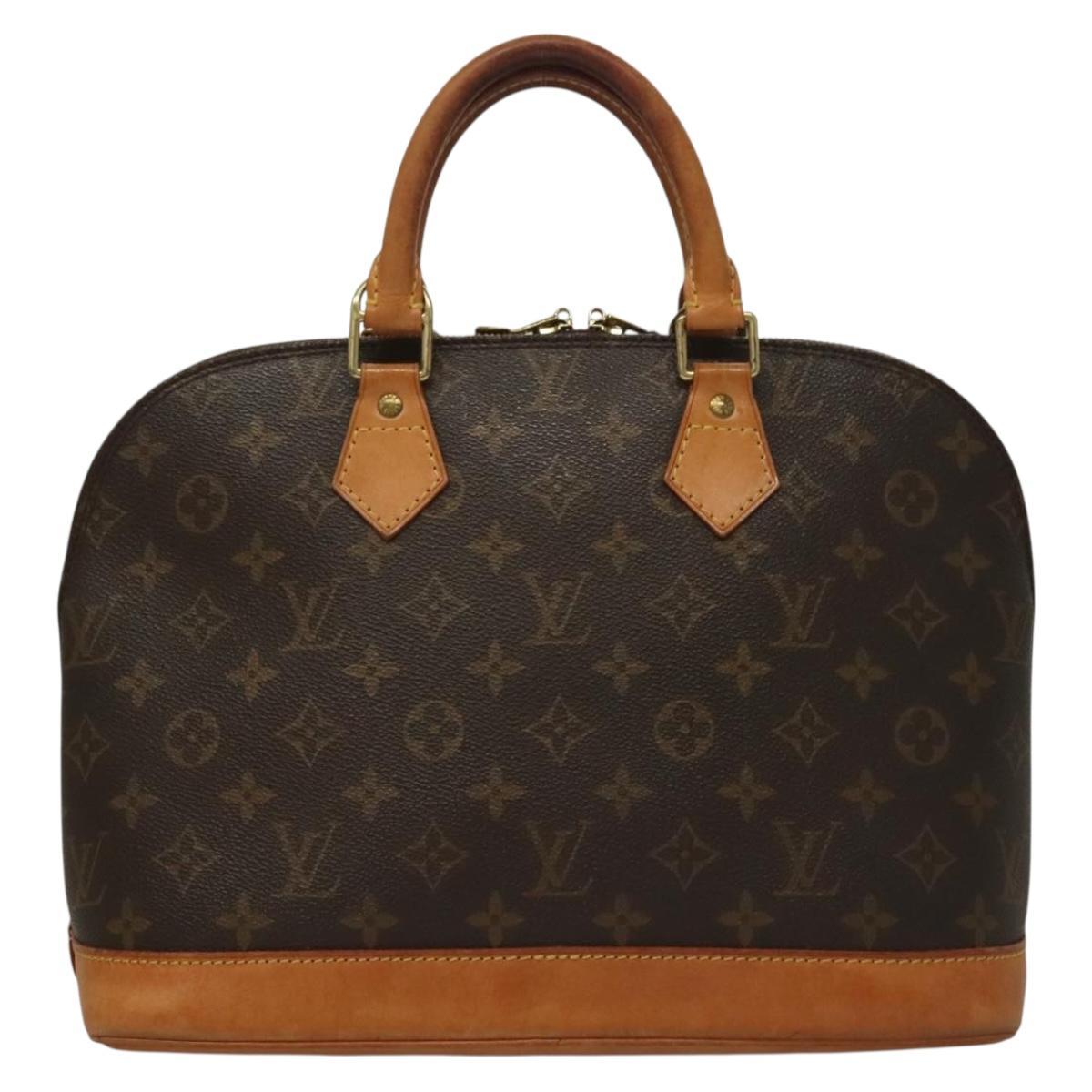 LOUIS VUITTON Monogram Alma Hand Bag M51130 LV Auth 134029