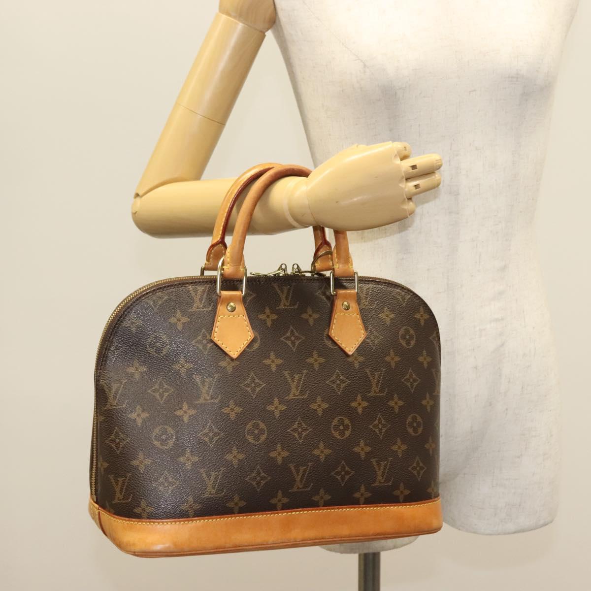 LOUIS VUITTON Monogram Alma Hand Bag M51130 LV Auth 134029