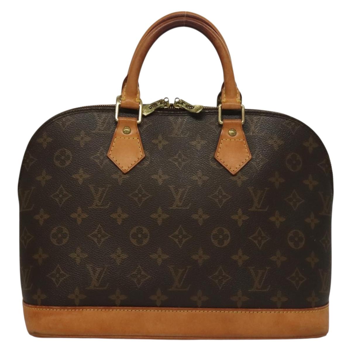 LOUIS VUITTON Monogram Alma Hand Bag M51130 LV Auth 134029