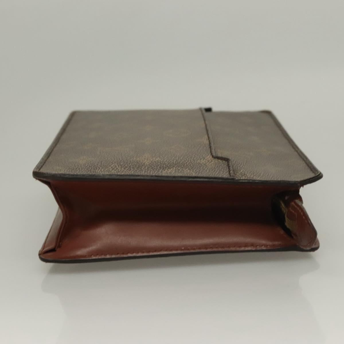 LOUIS VUITTON Monogram Pochette Homme Clutch Bag M51795 LV Auth 134045