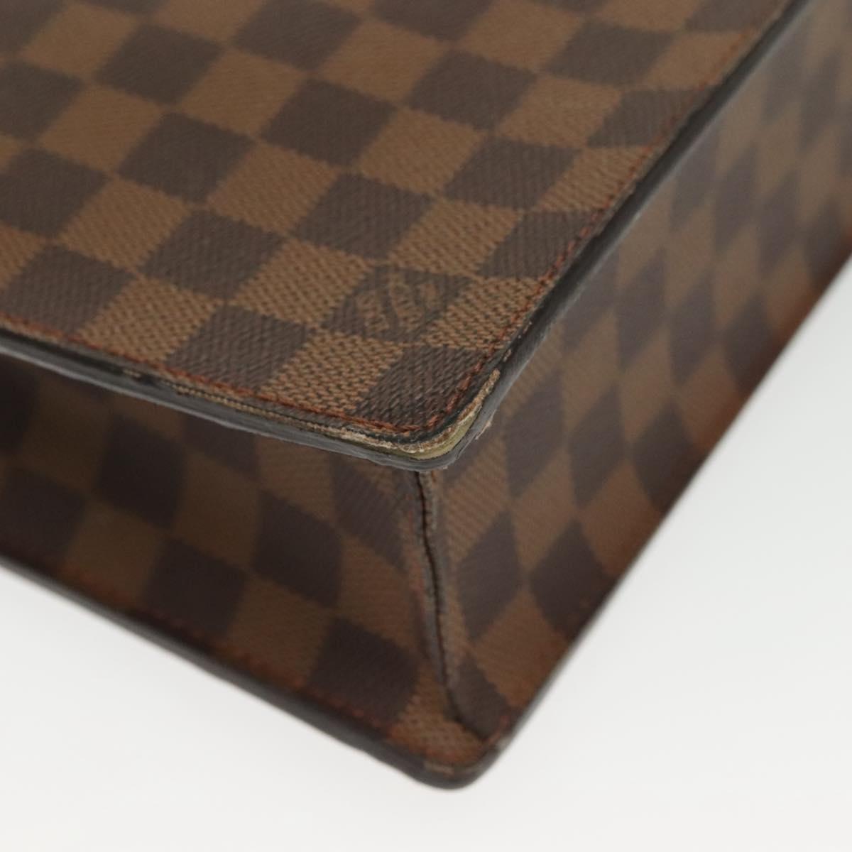 LOUIS VUITTON Damier Ebene Altona PM Briefcase N53315 LV Auth 134095