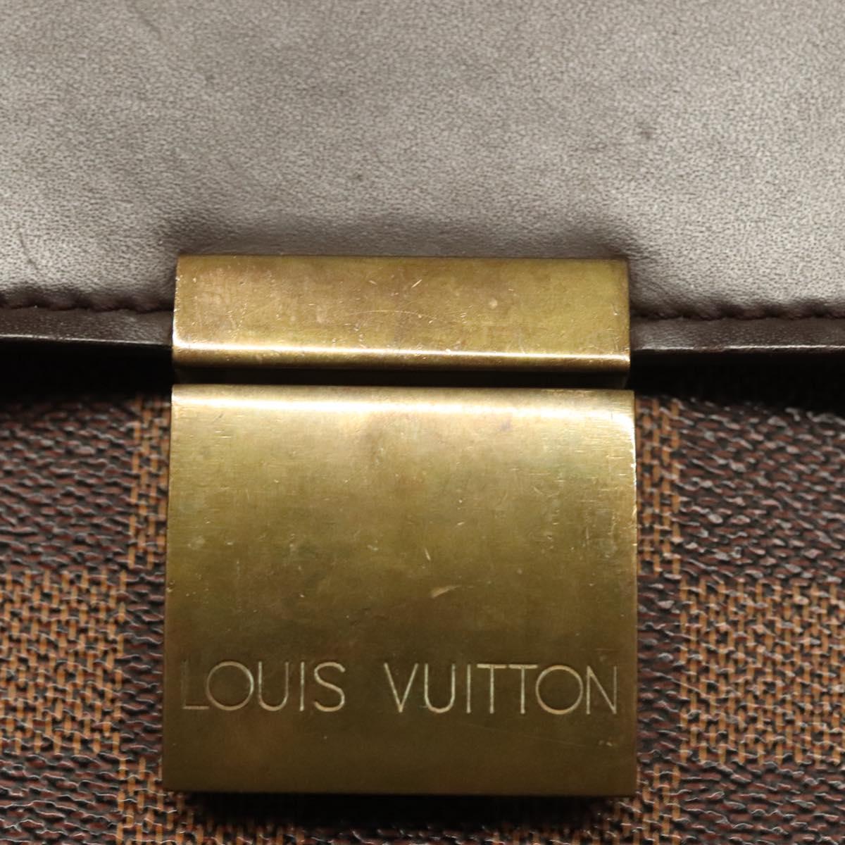 LOUIS VUITTON Damier Ebene Altona PM Briefcase N53315 LV Auth 134095