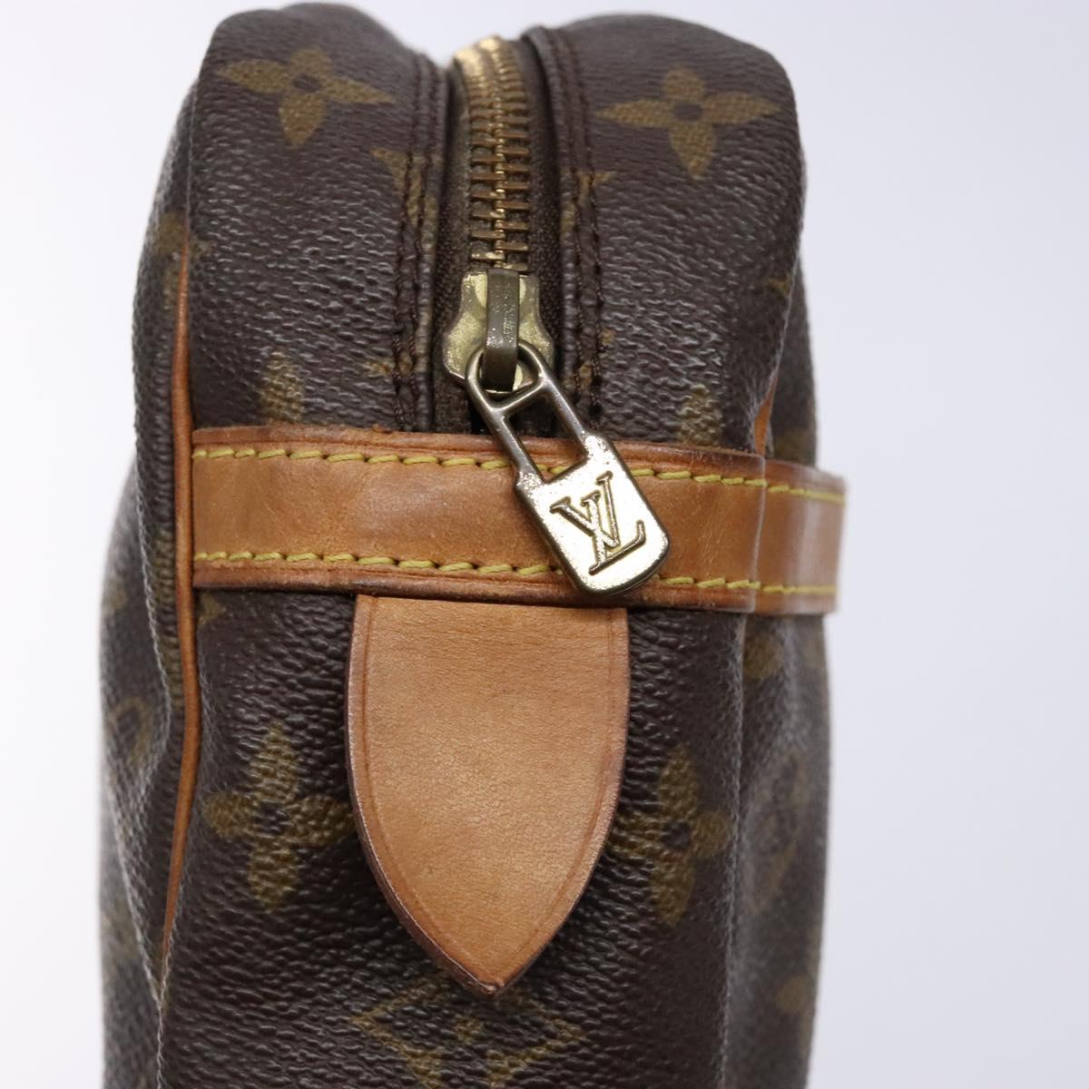 LOUIS VUITTON Monogram Compiegne 28 Clutch Bag M51845 LV Auth 134118